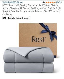 REST® Evercool® Cooling Comforter, Full/Queen, Blanket for Hot Sleepers 