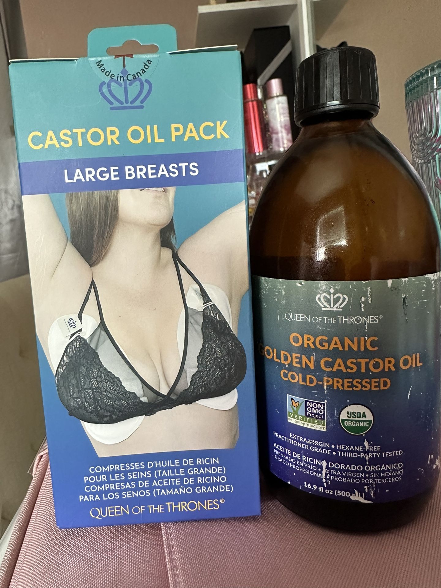 Castor oil pack