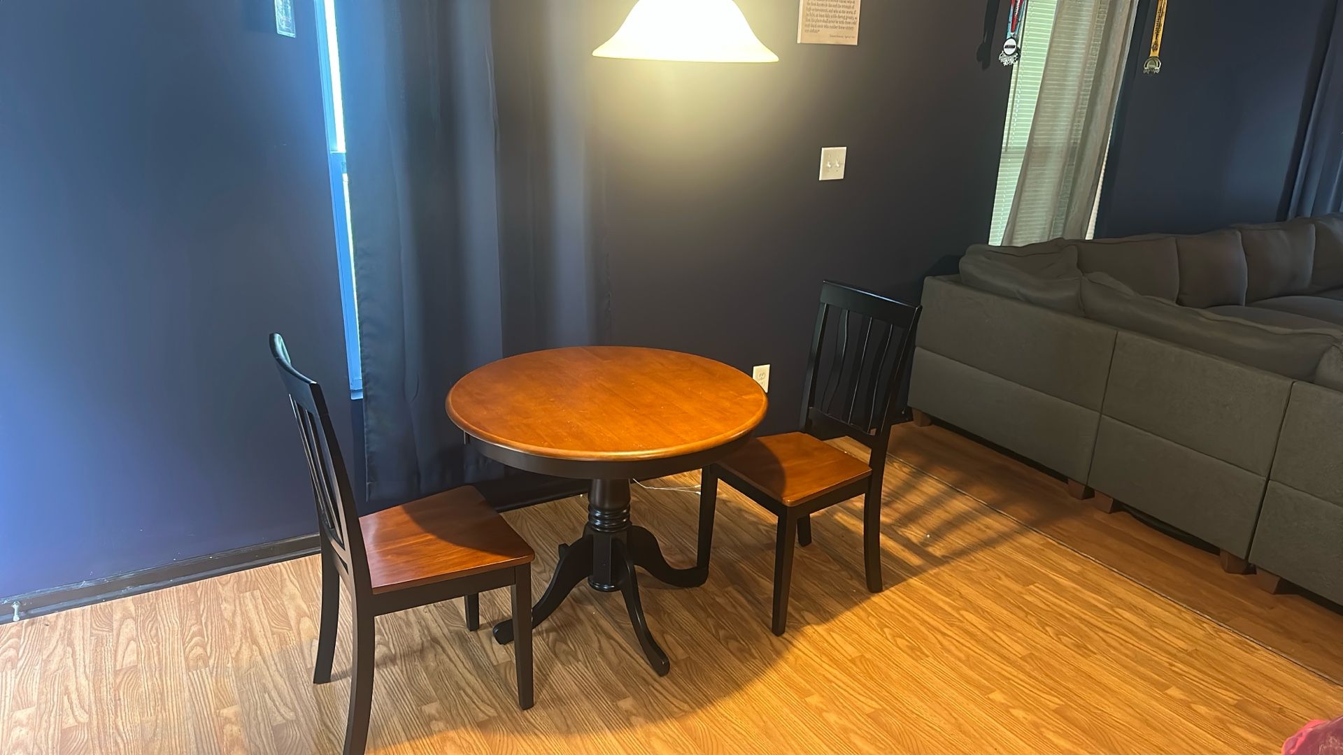 Table and 2 Chairs Dining Set