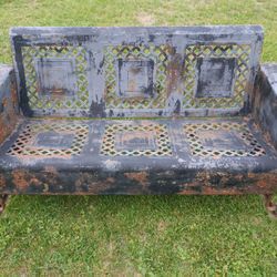 Vintage Metal Porch Glider 