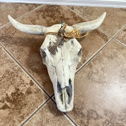 Cow Skull Wall Decor Longhorn Bull Skull