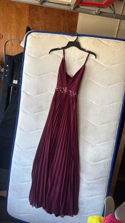 Maroon maxi gown