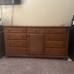 Dresser, 2 End Tables, Dresser Mirror