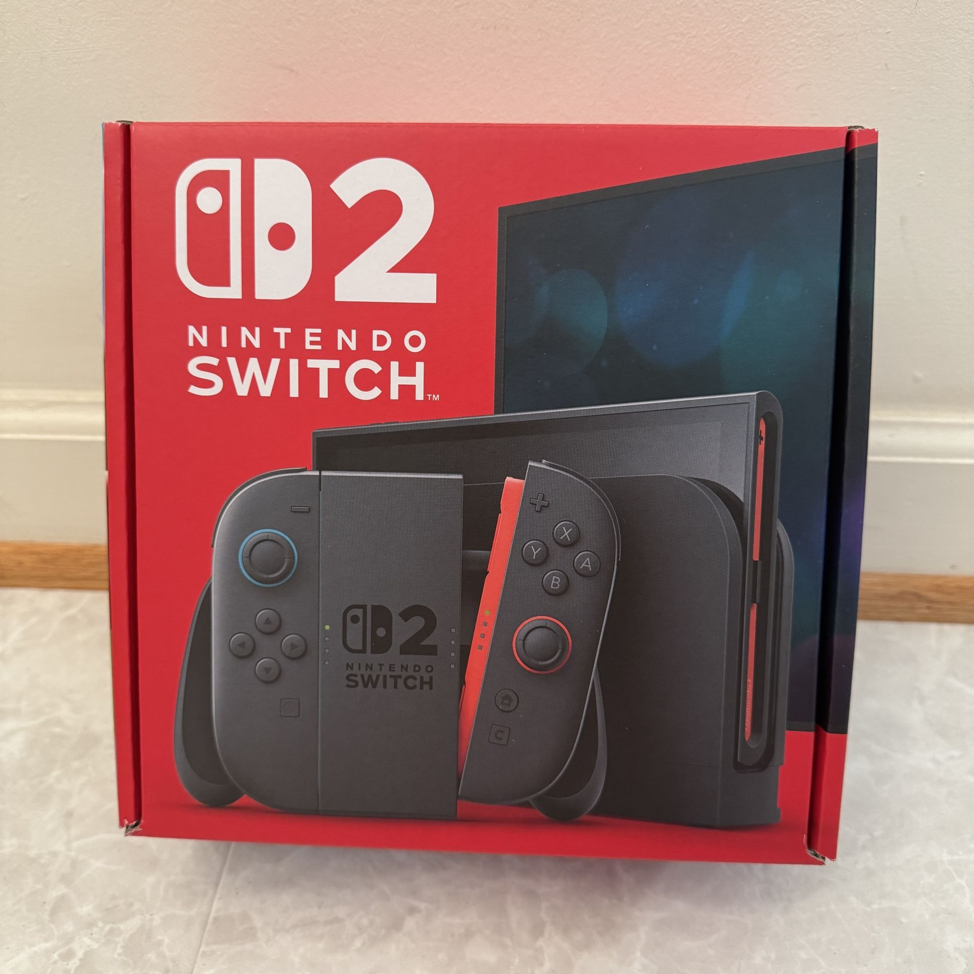 Nintendo Switch 2 Video Game Console System Brand New! Handheld Gaming Joycons Black Blue Pink