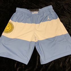 Mens Size 38 2020 Olympic Argentina Jordan Basketball Shorts