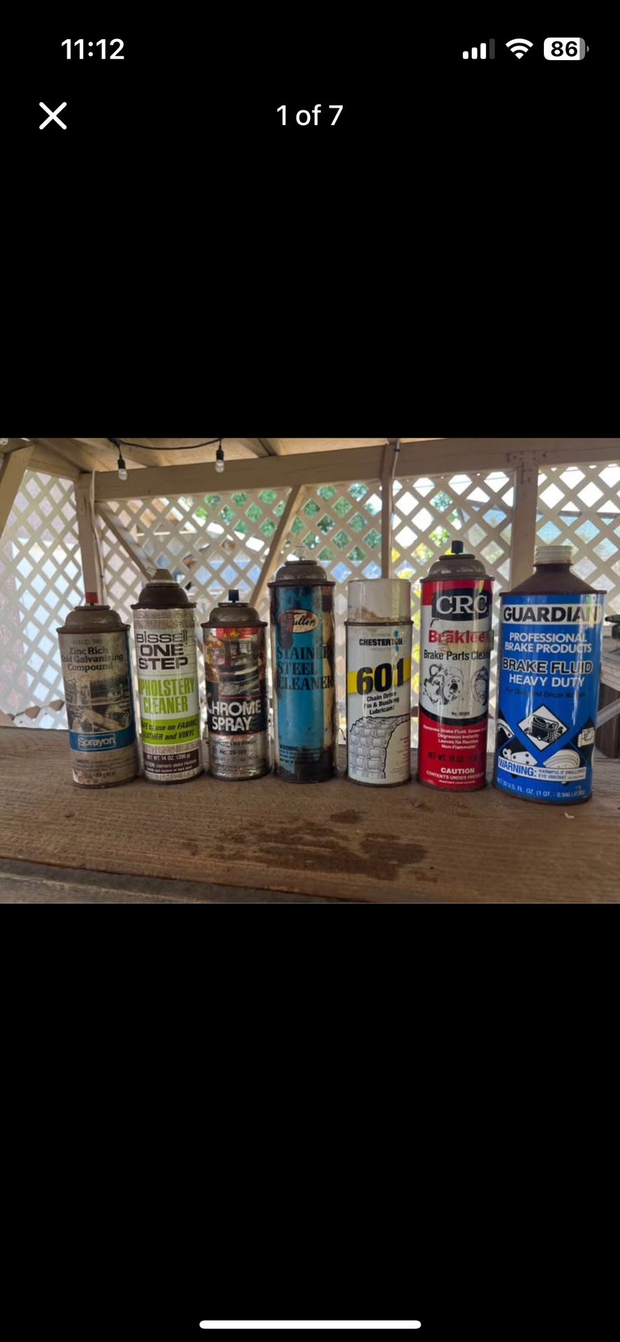 Bulk Of Vintage Cans Bulk Of 7