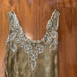 Beautiful Lillie Ruben Beaded Dress With Matching  Jacket