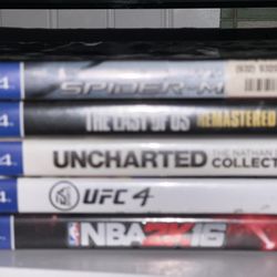 PS4- Assorted Video Games