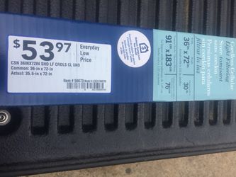 Premium cordless faux wood blind in box new size 24 in x 52 in 30$ new in box