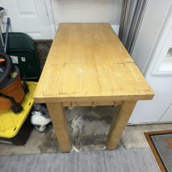 Island Bar ,been Using For Garage Work Bench.