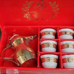 Japanese Tea Set. Porcelain Cups