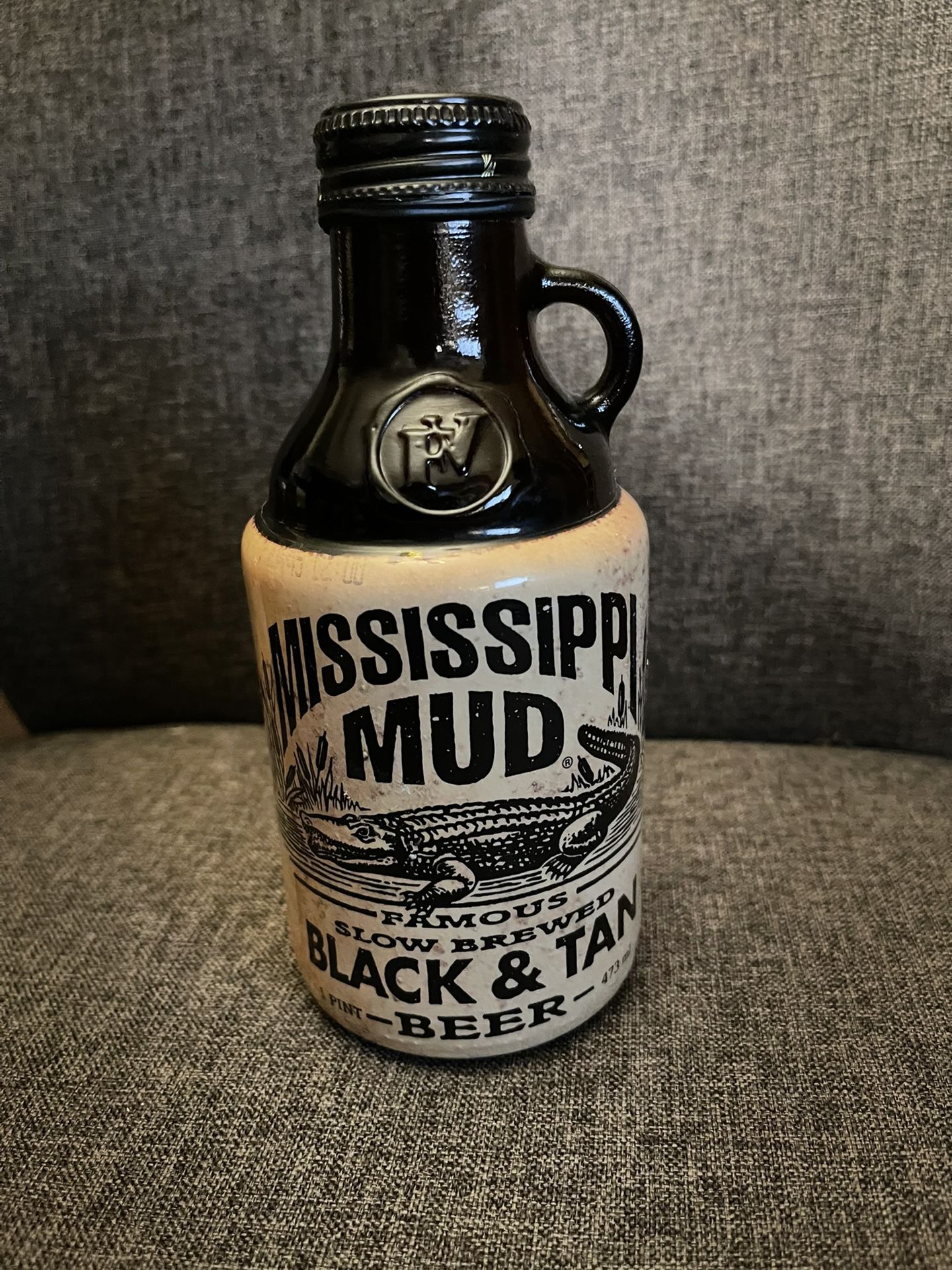 Mississippi Mud Black & Tan Beer Empty Bottle