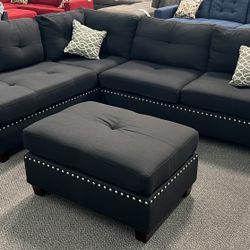 Sectional Sofa With Ottoman 