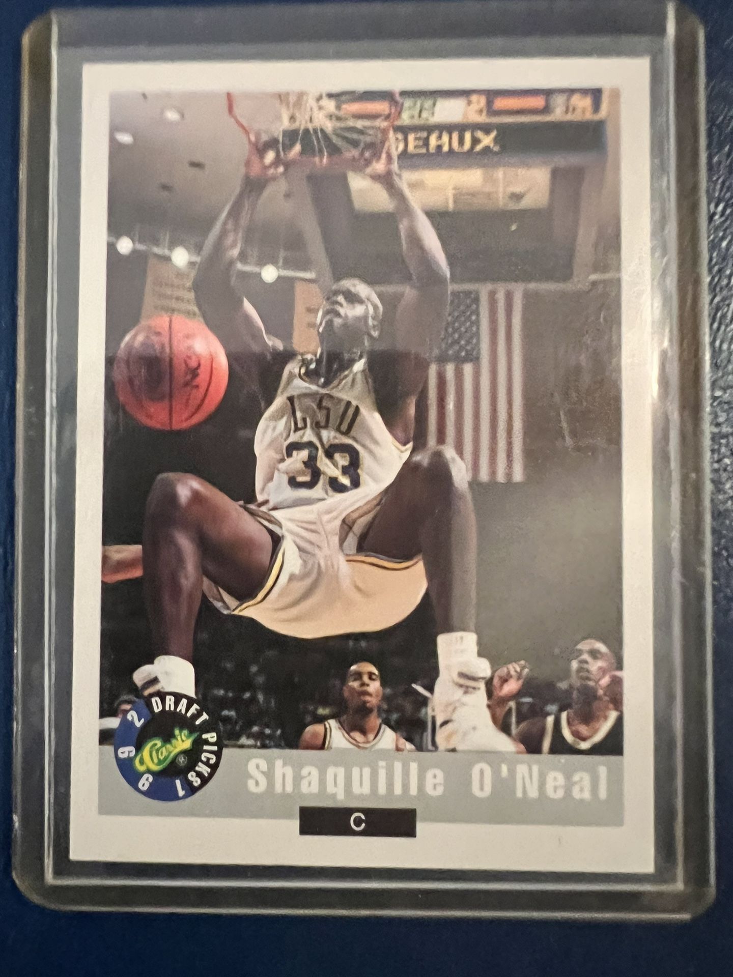 SHAQ 1992 Classic Draft Picks Shaquille O'Neal #1 Basketball Card ROOKIE