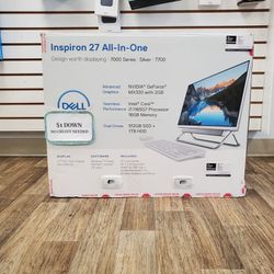 Dell Inspiron 7700 AIO 27-Inch Desktop Computer - 90 DAY WARRANTY - $1 DOWN - NO CREDIT NEEDED 