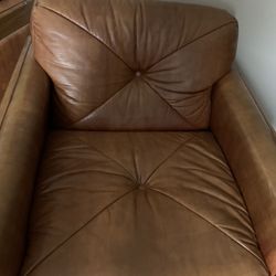 Brown chocolate leather lawyer seeds with wooden interior to it all authentic leather
