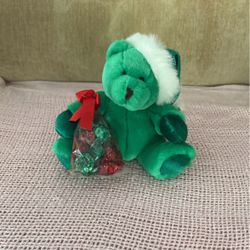 Green Christmas Teddy Bear