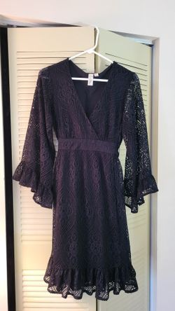 Emily N Michele Blk Lace Dress