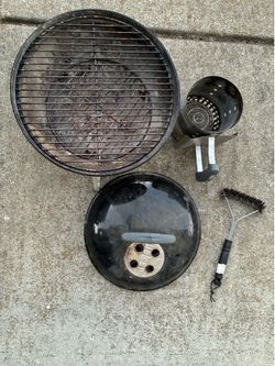 Mini Weber with  Weber chimney