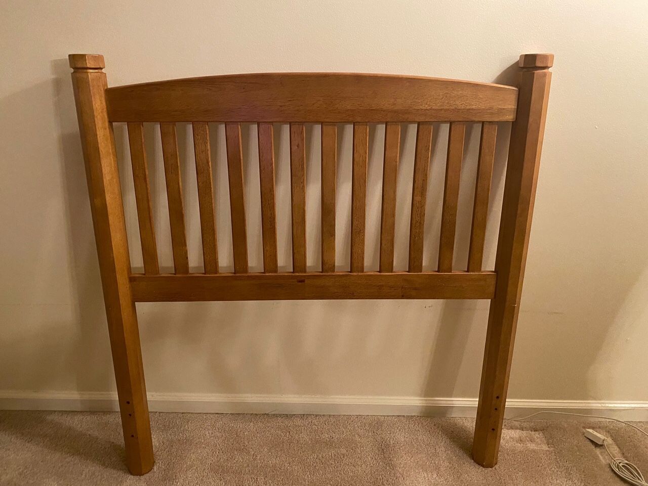 Wooden Twin Bed Headboard