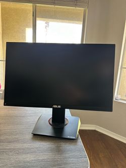 ASUS TUF Gaming Monitor  23.8in HD, Rotates + Swivels — MOVING everything must go!