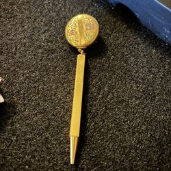 Vintage Ketchum & MacDougall Retractable Etched Pencil Brooch   Very Pretty  $18