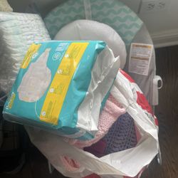 Bouncer,clothes, Diapers 