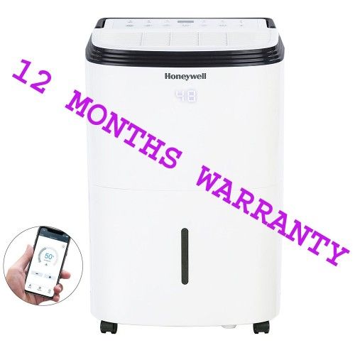 50 Pint Honeywell Dehumidifier W Alexa Control. 1 Year Warranty