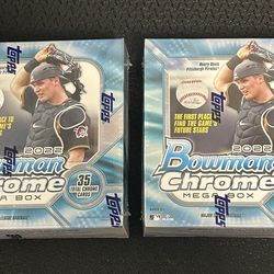 2022 Bowman Chrome Baseball Factory Sealed Mega Box! 35 Cards! De La Cruz ! 🔥