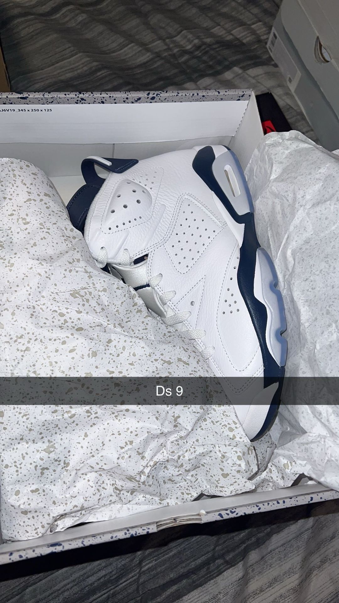 Brand New Air Jordans Size 9 Blue And White