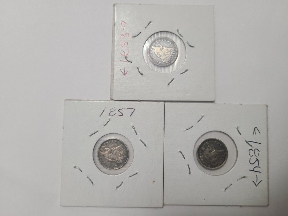 Seated Liberty Half Dime Silver Coins