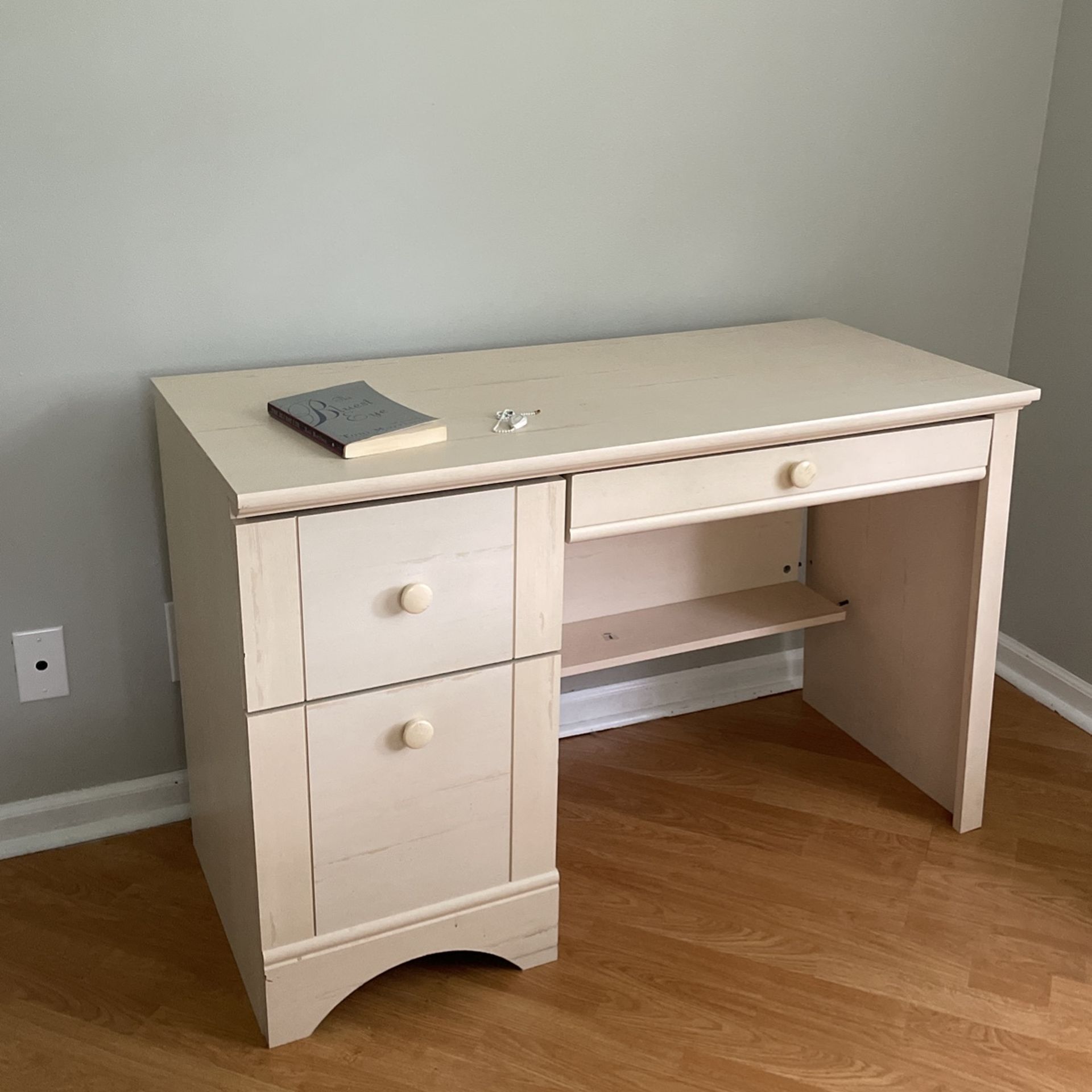 Twin Bed, Headboard, Nightstand, Desk