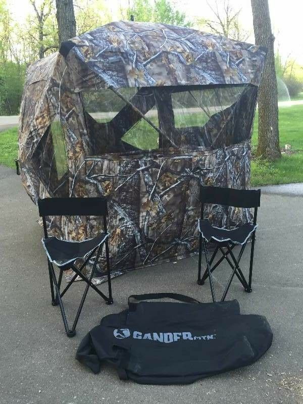 Gander MTN invisi-bull 3 person deluxe ground blind