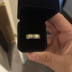 Size 10 Tungsten Carbide Ring.