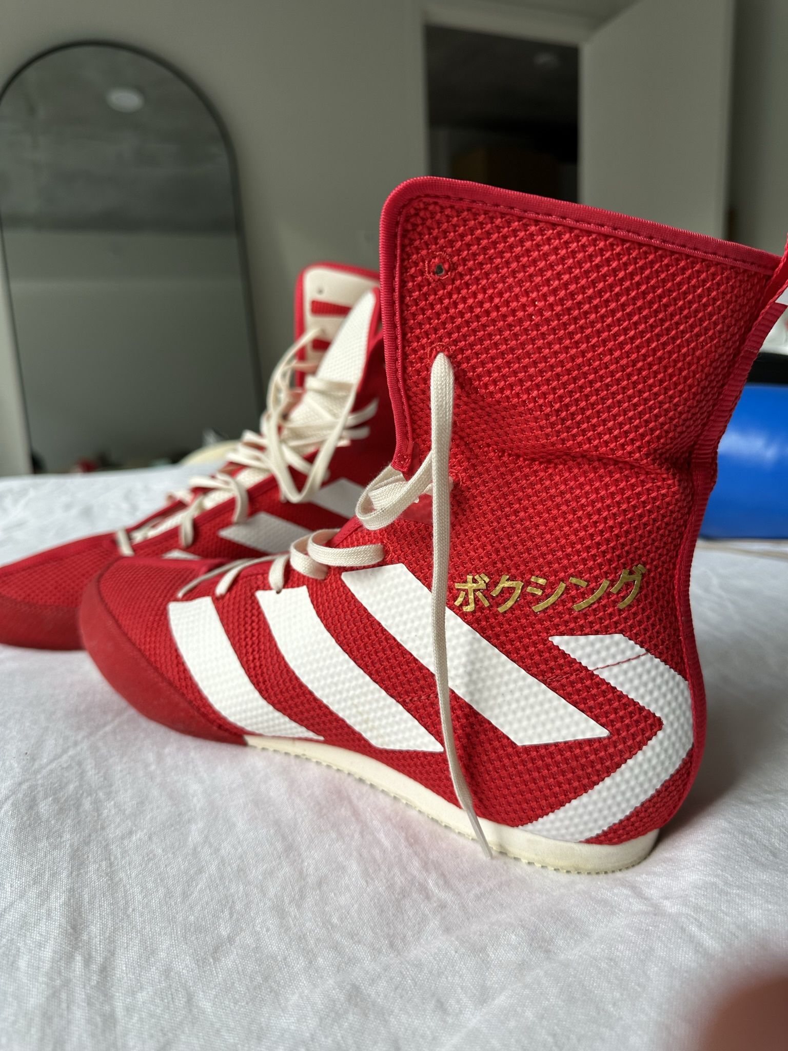 Adidas Box Hog 3 Gold Metallic Size 12 Japan Red Off White 2020