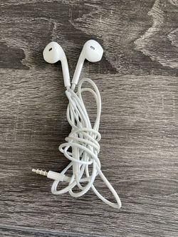 Older model of iPhone headphones