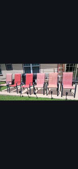 6 patio chairs