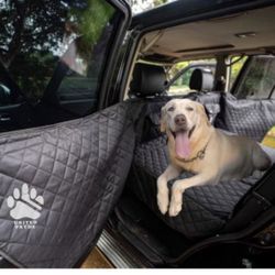 Backseat cover for dogs in car, Dog car seat cover for back seat, Dog hammock