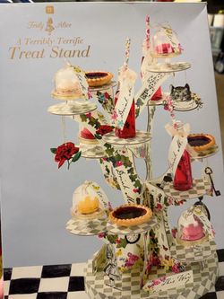 Alice in Wonderland cupcake stand