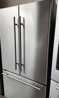 Jenn Air 3-Door Black Stainless Refrigerator
