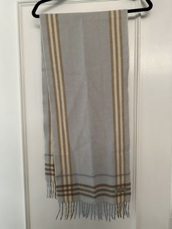Authentic Burberry Cashmere Wool Scarf