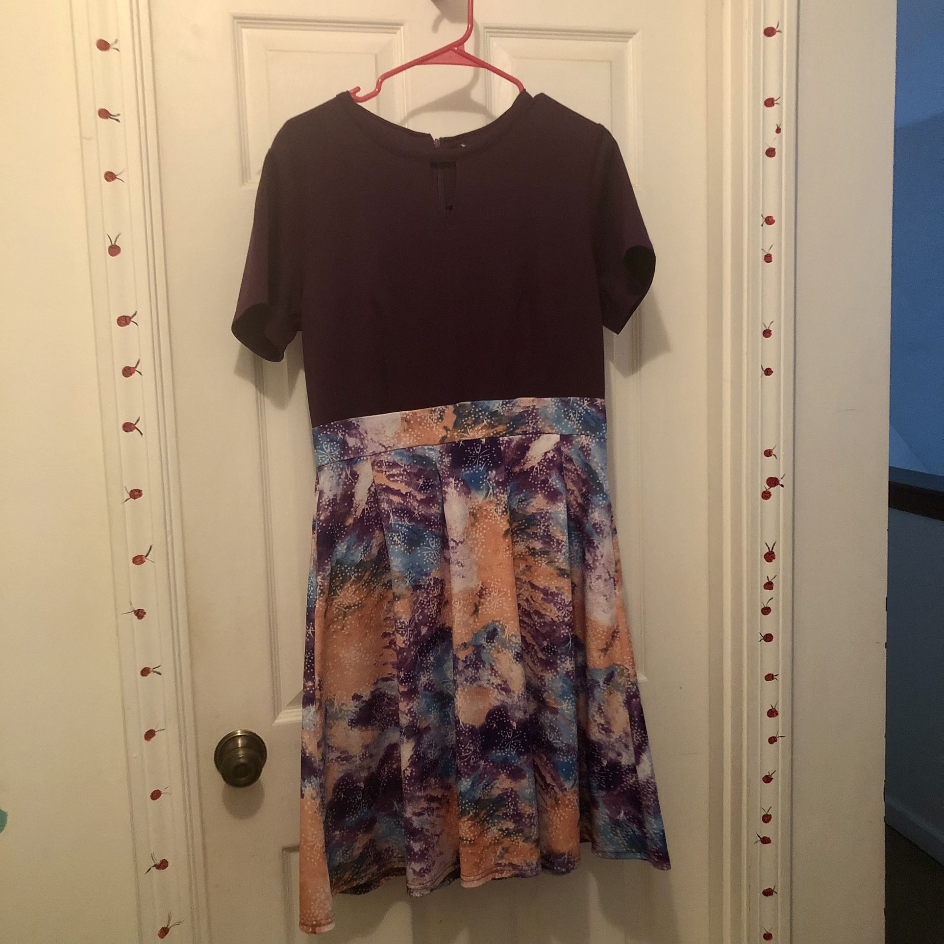 Yathon Dress Purple. Size XL