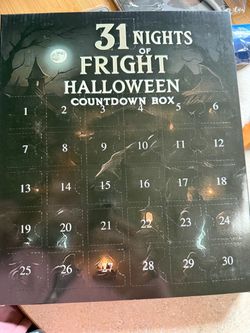 31 Nights of Fright Halloween Countdown Box