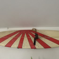🏄‍♂️ Vintage Roy Sanchez Sunburst Single-Fin — ~6’6”, Wave-Ready & Collectible (San Diego 92122) 