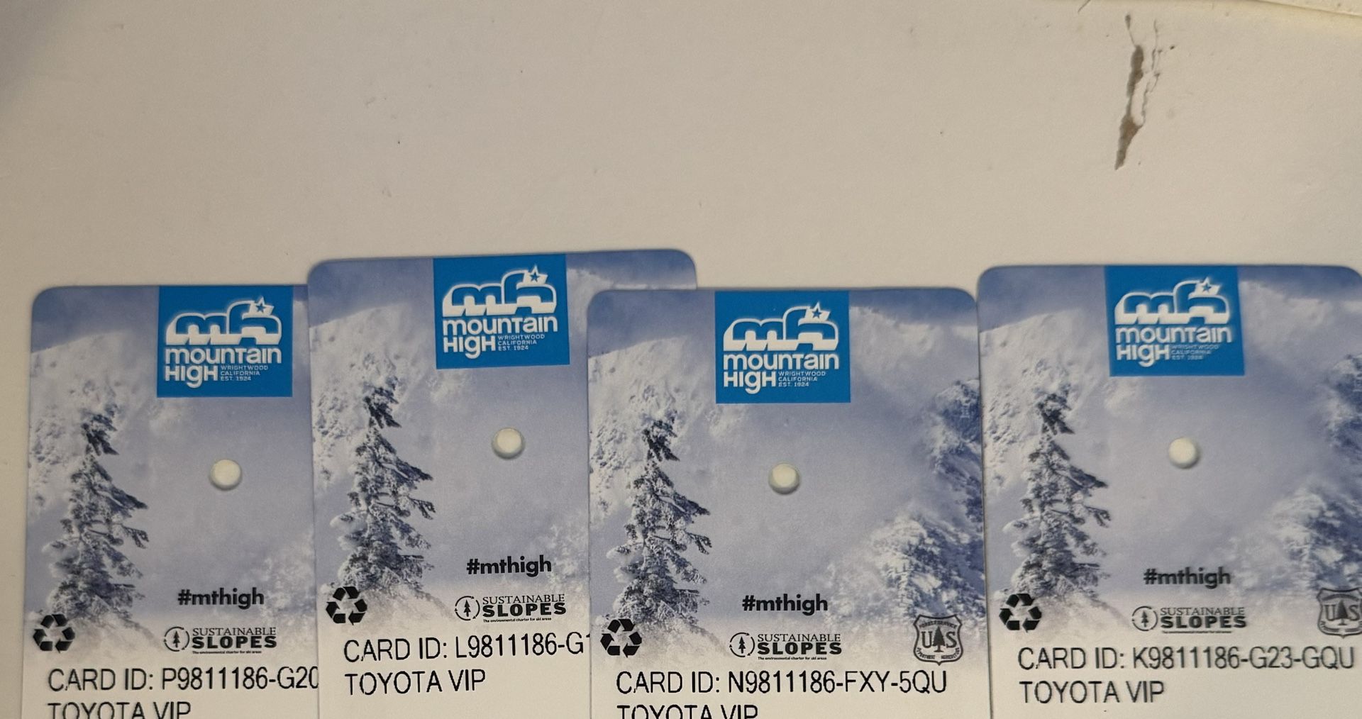 4x mountain High Passes