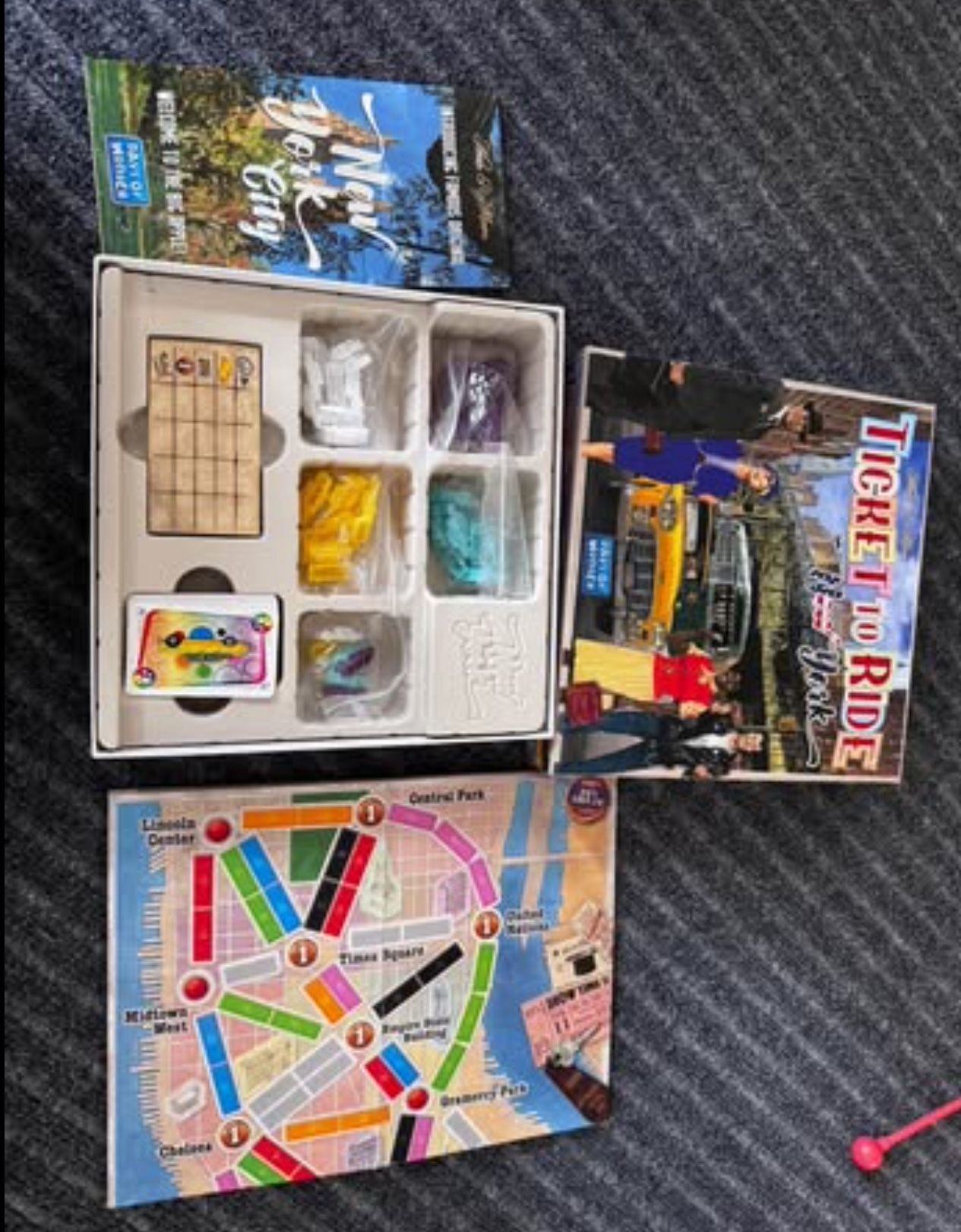 Ticket to ride new York board game