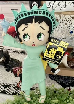 2004 Retired Liberty Betty Boop Plush