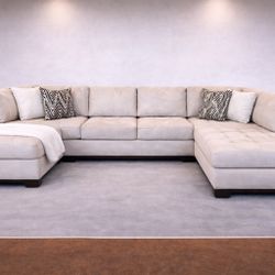 Modern Beige U Shape Sectional-FREE DELIVERY 🚚 