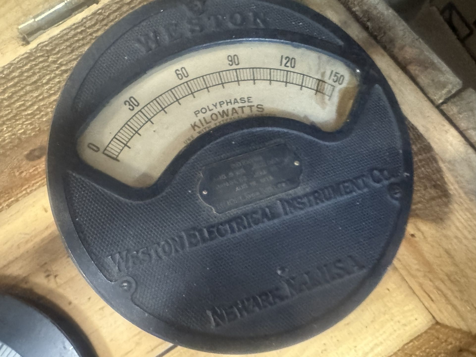 Vintage Electrical Amp Weston Electrical Instrument