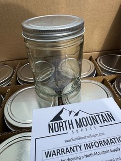 9oz glass - 12 jars